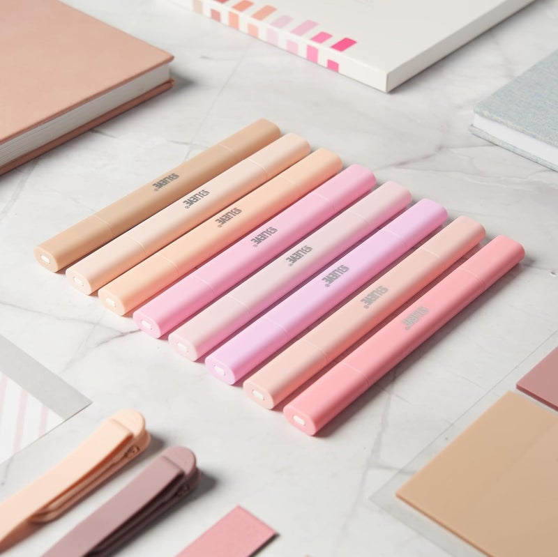 Believe - Aesthetic Bible Highlighters No Bleed Through Assorted Colors, Cute Pink Highlighter Dual Tip For Journaling Supplies And School Accessories, Bible Highlighters And Pens No Bleed (ROSES) - Image 3